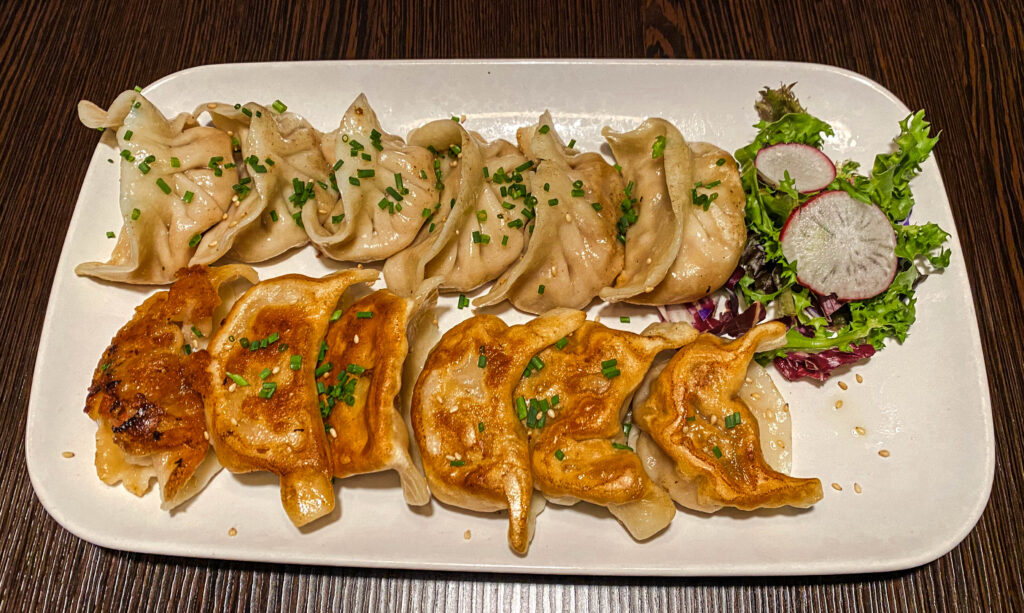 Vores svinekød dumplings